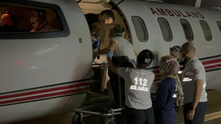 Astım Hastası Kadın Uçak Ambulansla Ankara’ya Sevk Edildi